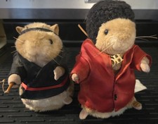 Vtg Lot Of 2 Gemmy Electronic Dancing Hamsters DH & Kung Fu-- They Work