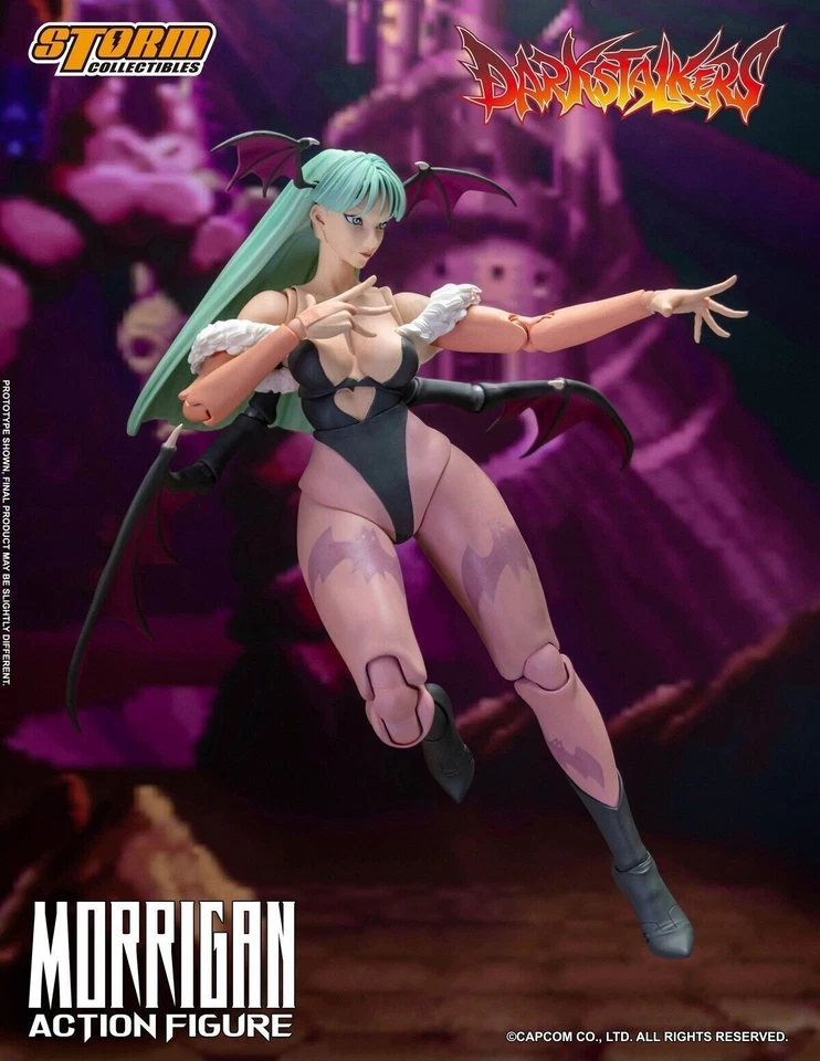 Storm Toys VAMPIRE DARKSTALKERS Morrigan 6" Figura de Acción Coleccionable Juguete Nuevo Foto 4 de 4