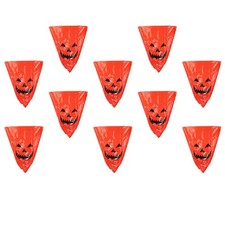 10 szt. worki na odpady z wzorem dyniowym ogród spadające liście śmieci torby