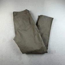 Flint and Tinder Pants Mens 33 Khaki 365 Slim Fit Stretch Chino Casual 5 Pocket