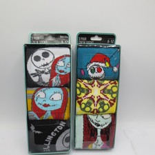 The Nightmare Before Christmas Men's 3 Pair Crew Socks Size 8-12 BioWorld Lot 2