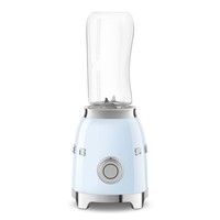 Smeg 50’s Style Mini Blender Pastel Blue, 300 W, 2 Speeds & Bottles-To-Go