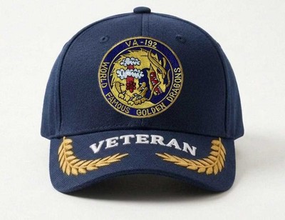 Customized Name Embroidered Hat Attack Squadron 192, Veteran Cap, Gift Idea