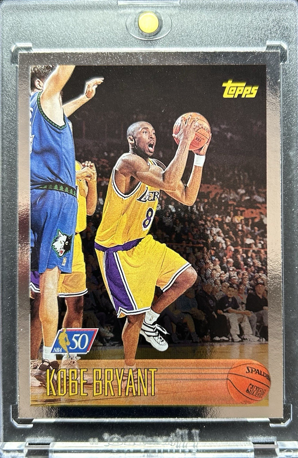 🔥🔥1996-97 Topps NBA 50th Foil #138 Kobe Bryant Lakers RC GORGEOUS LOOK!👀🔥🔥