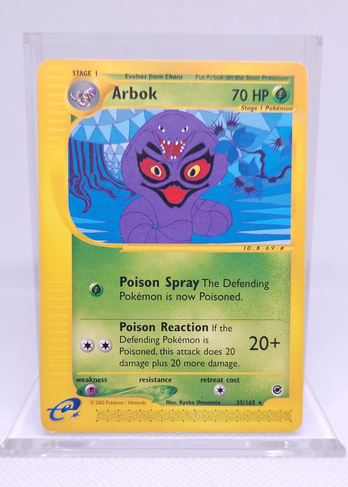 Pokémon Arbok 35/165 Expedition Base Set Non-Holo