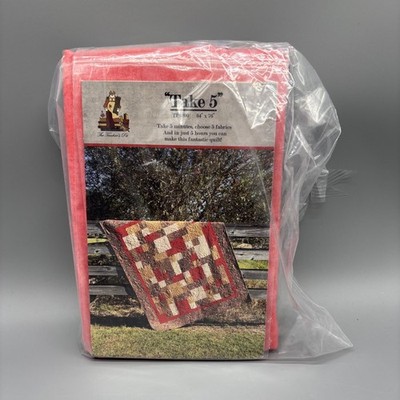 The Teacher s Pet Take Five Quilt Kit 64  X 76  New