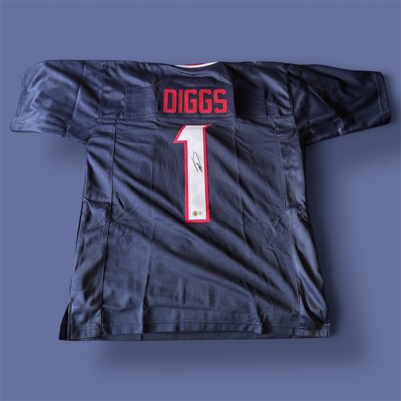 STEFON DIGGS AUTOGRAPHED JERSEY BECKETT HOUSTON TEXANS 
