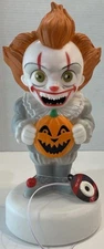 WB PENNYWISE IT w/Jack Lantern 12" Blow Mold Tabletop Halloween Décor LIGHT UP