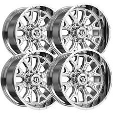 Set Of 4 Tis 560c 24x14 8x6.5 -76mm Chrome Wheels Rims 24 Inch