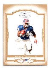 2004 Donruss Classics #148 Thurman Thomas Timeless Tributes Red 152/2000 Bills