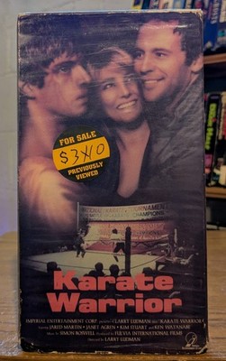 Karate Warrior VHS 1988 Imperial Entertainment RARE! Martial Arts Jared...