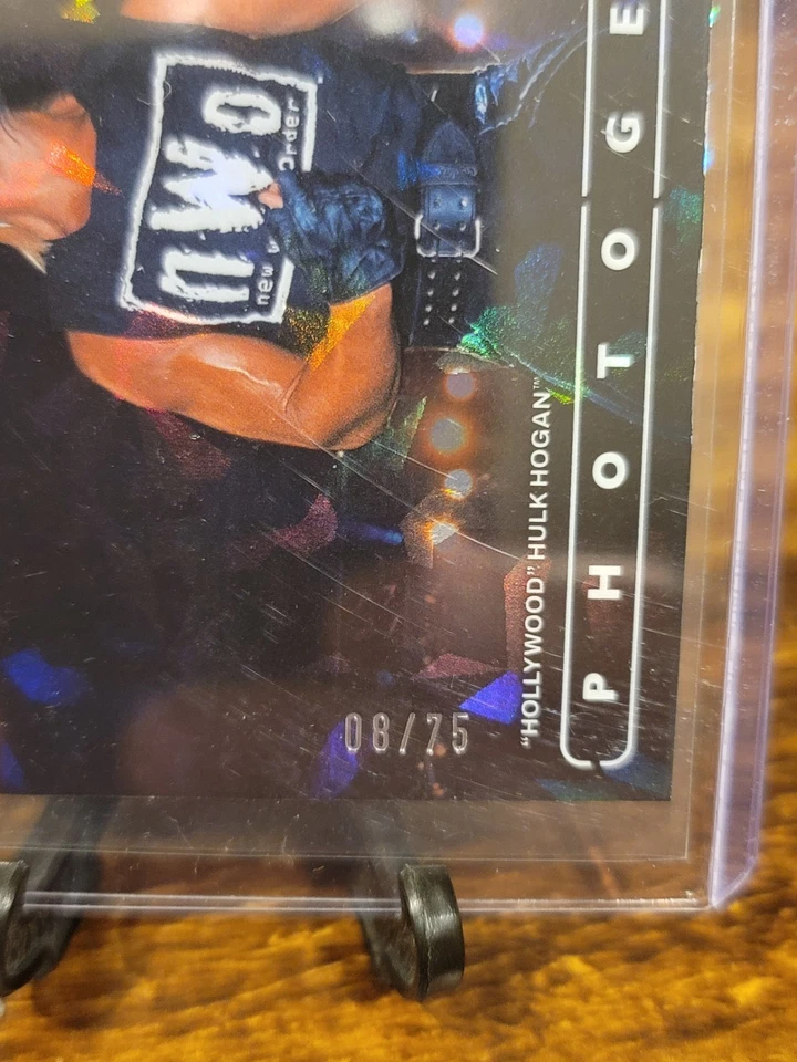 2024 Panini Photogenic WWE Hollywood Hulk Hogan #9 Diamond Parallel /75 - Image 2 of 3
