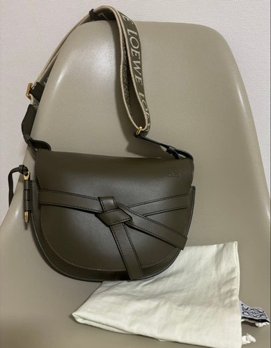 LOEWE Gate Bag Small Autumn Green