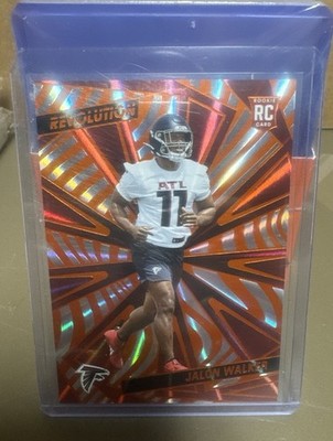 2025 Panini Revolution Jalon Walker #24 Supernova Sunburst Parallel RC /18