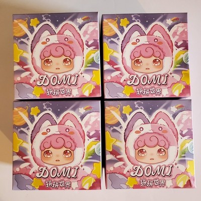 Confirmed Domi Pinpin World Plush Series Blind Boxes Zipper Pocket, Open Box