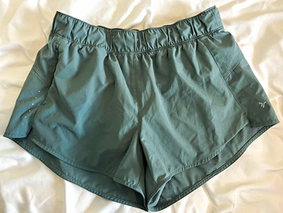 Old Navy Active Women s Quick Dry Green Athletic Shorts Microfiber Elastic S