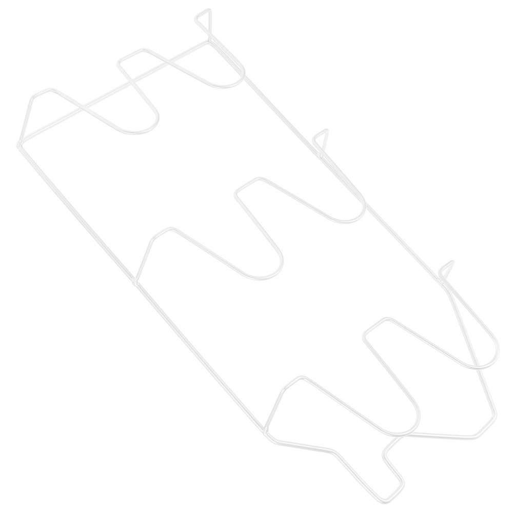 APL Scarpiera in ferro battuto per montaggio a parete scaffale portaoggetti per ciabatte da bagno