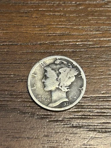 1931D Mercury Dime VG