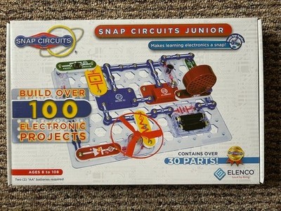 Snap Circuits Junior - Over 30 Parts, Build Over 100 Electronic Projects, NEW!