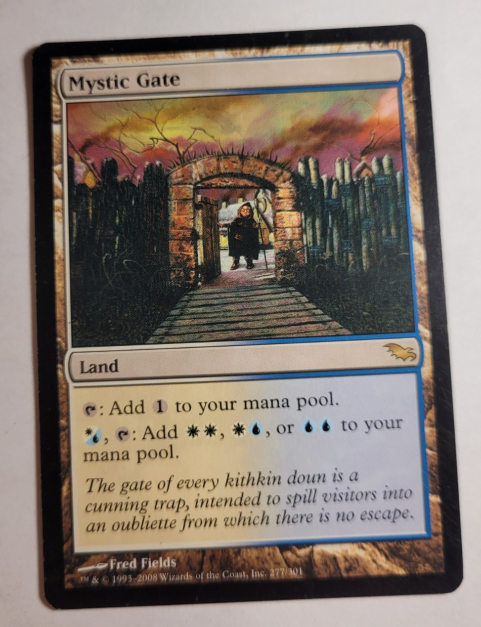 MTG - MYSTIC GATE (LP) Shadowmoor 2008 Magic the Gathering Nonbasic land