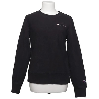 Champion, Sweatshirt, Größe: M, Reverse Weave Warm Up, Schwarz, Einfarbig #wNX