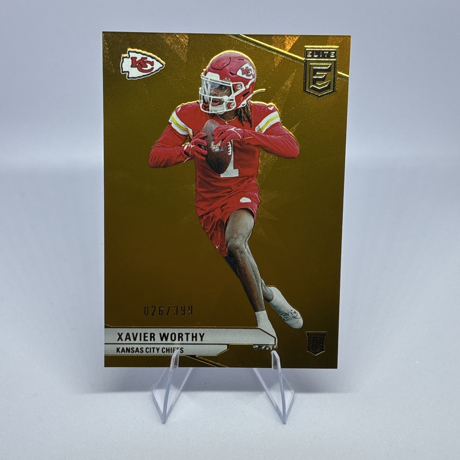 2024 Panini Donruss Elite - Rookies Xavier Worthy #186 Orange /399 (RC)