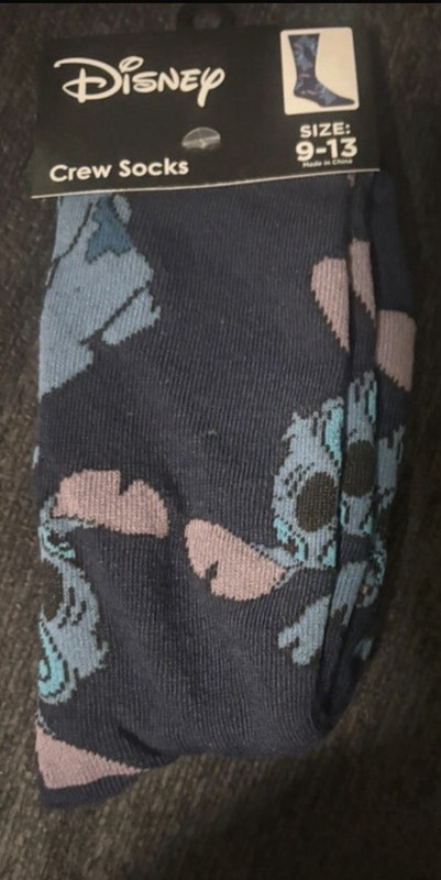 NEW NWT Disney STITCH Socks Size 9 - 13