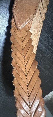 VINTAGE WESTERN Style Milor Woman's LEATHER BOHO COWGIRL  SIZE 30 M