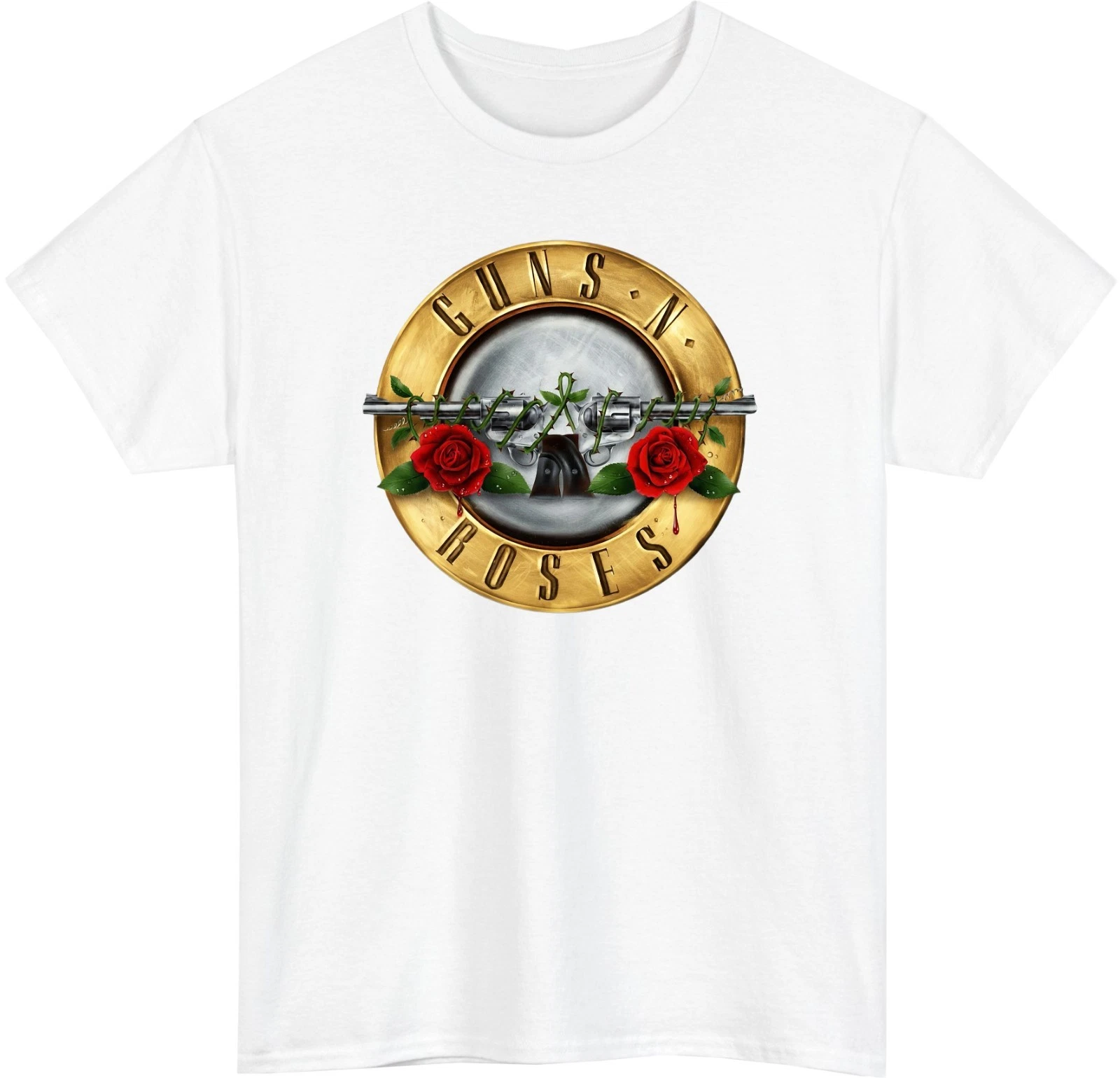 Guns N Roses Tour 2026 T-Shirt 80s Classic Rock Fan Concert Bullet Logo