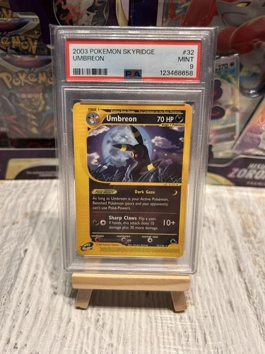 Pokémon Umbreon 32/144 - Skyridge NON Holo Rare 2003 - PSA 9 MINT
