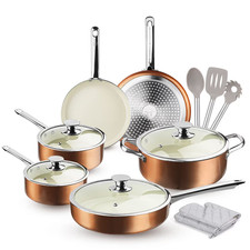Nonstick Pots and Pans Set Induction Cookware 13Pcs – Stainless Steel