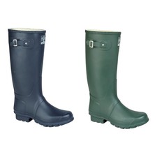 Woodland Womens Mens Wellies Wide Fit Festival Waterproof Tall Wellington Boots