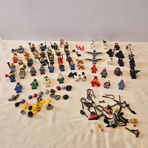 Lego Minifigures (Lot of 50) - Star Wars, Marvel, CITY Lego +  Accessories!!!