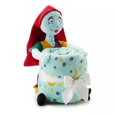 Nightmare Before Christmas Sally Minky Fleece Blanket, Plush Doll Set