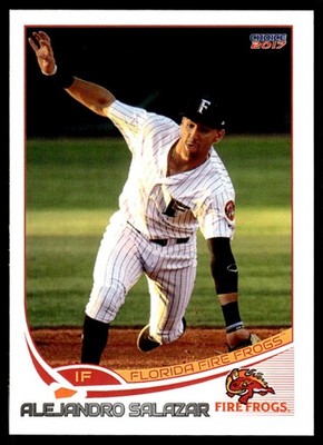 2017 Alejandro Salazar Choice Minor league Rookie Card Florida Fire Frogs