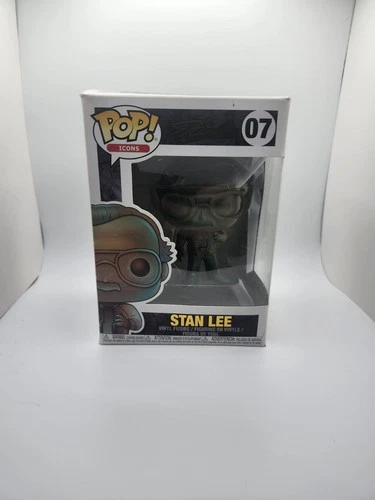 Funko Pop Icons Stan Lee #07 Copper Patina Vinyl Figure Marvel Legend VG