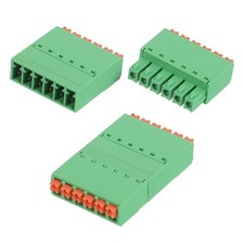 2 Set 6-Pin 3.81mm/0.15" Pitch PCB Terminal Block Connectors Straight
