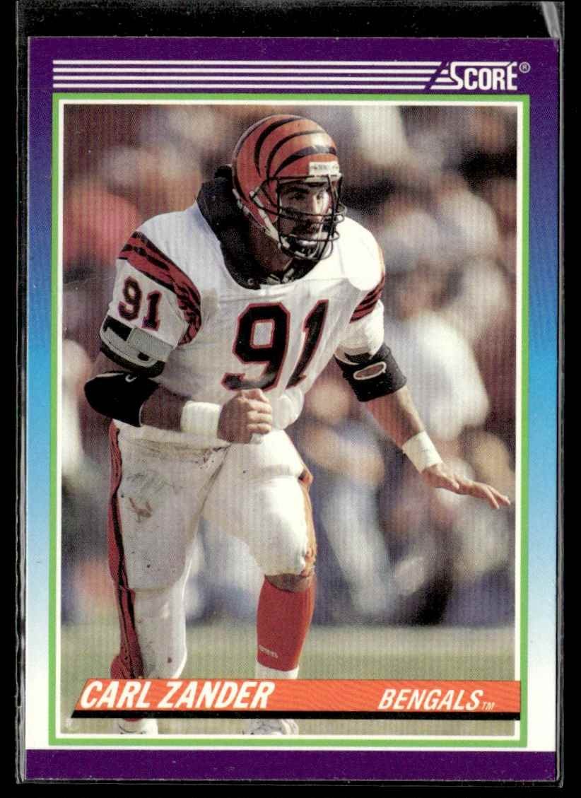 1990 SCORE CARL ZANDER #478 CINCINNATI BENGALS 3475