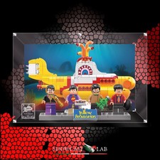 TECA IN PLEXIGLASS ACRILICO-SHOWCASE-TECAPER SET LEGO® 21306-YELLOW SUBMARINE-