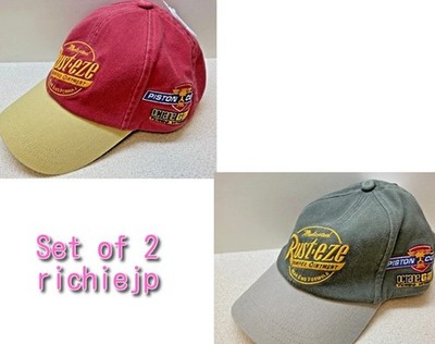 Japan Tokyo Disney Resort Cap Cars Red Rust-eze Lightning McQueen Set of 2