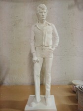 Statue de Johnny Hallyday blanche*