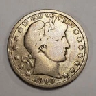 1900-O 50c Barber Silver Half Dollar - VG Semi Key Date - SKU-H1755