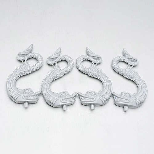 Luxurious Ship Accessories Boat Model Base Fish-shaped Resin Support Frame Ship