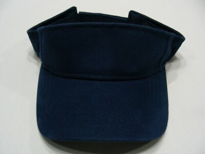 MAGIC HEADWEAR - NAVY BLUE - ONE SIZE ADJUSTABLE SUN VISOR!