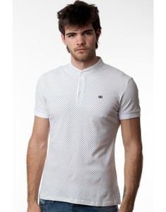 polo cuello mao hombre