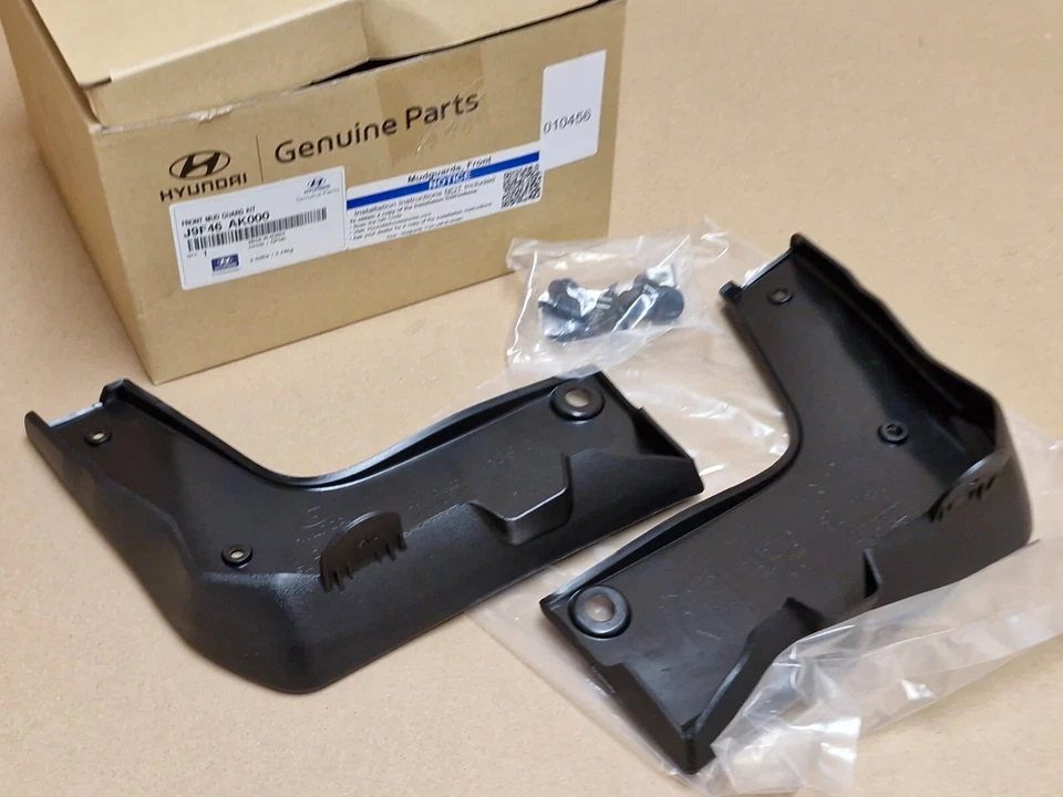 Hyundai Kona 2017-2020 Front Mud Flap Set J9F46-AK000 Genuine NEW OEM - Image 3 of 4