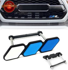 Blue Retro Racing Liveries Style Tri-colors Badge Emblem For Toyota Lexus Grille
