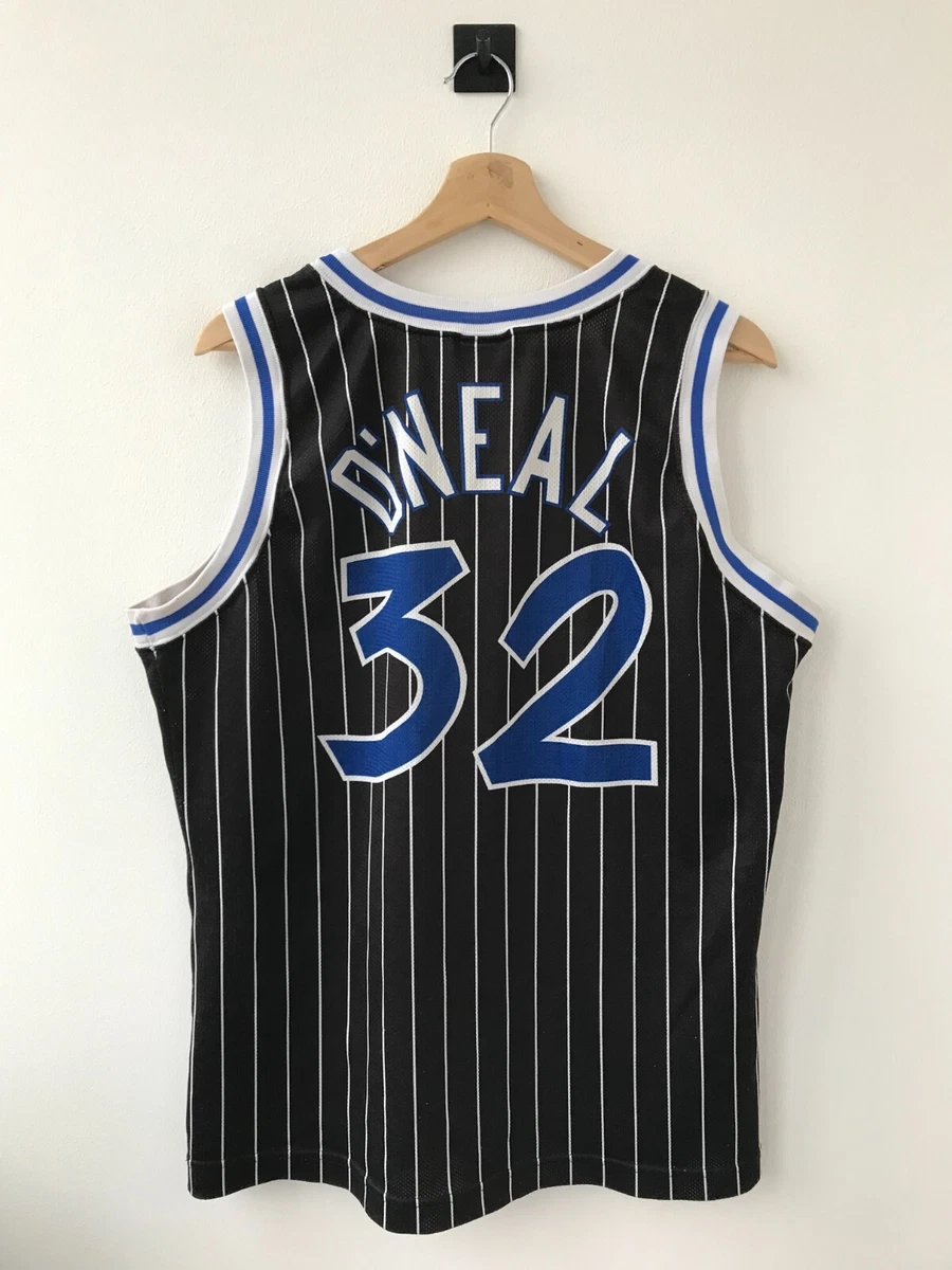 SHAQUILLE O'NEAL SHAQ ORLANDO MAGIC Champion NBA Jersey BLACK