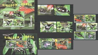 Tonga 2015 & 2016 - EMS Butterflies ***** The Ultimate Collection ***** MNH
