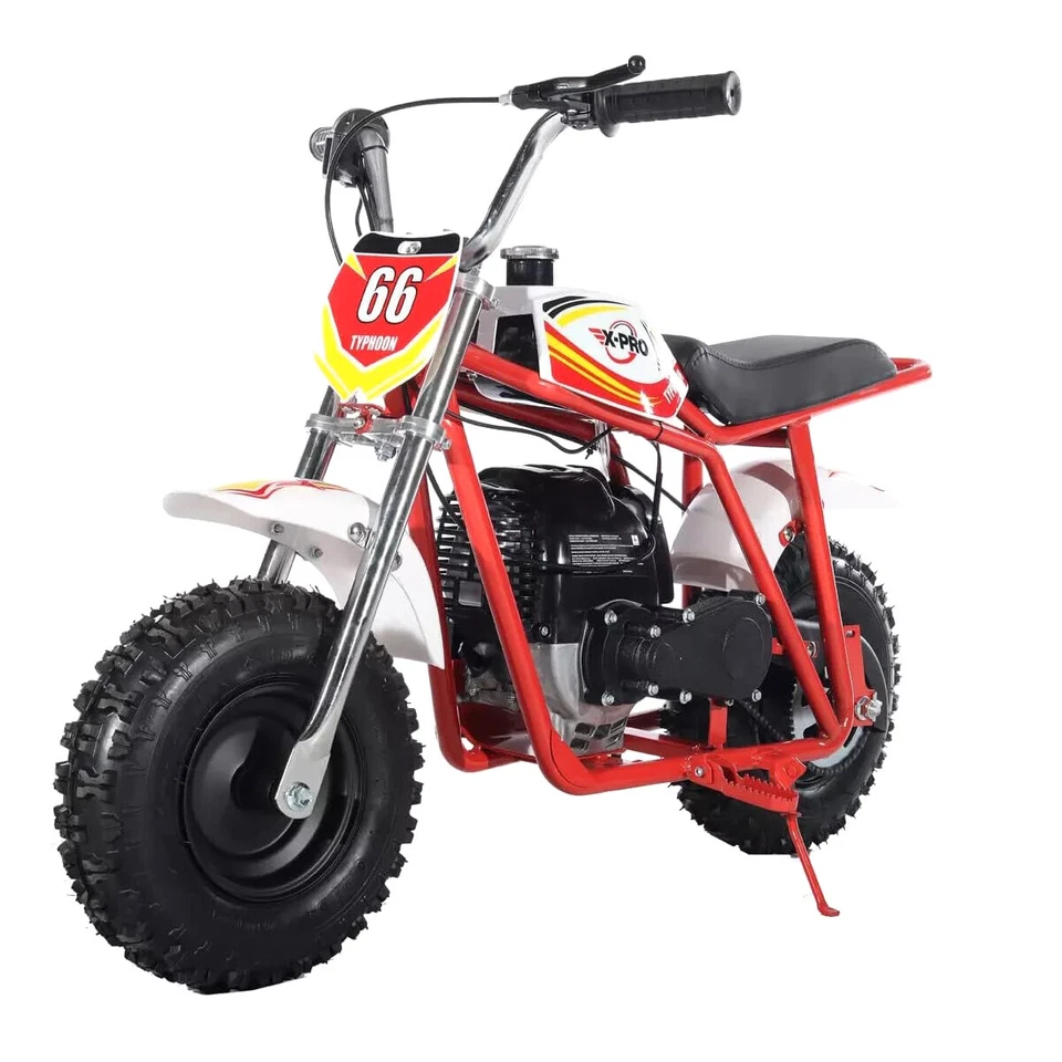 Mini pit bike todoterreno X-PRO 40cc a gasolina 4 tiempos para niños arranque Foto 4 de 4